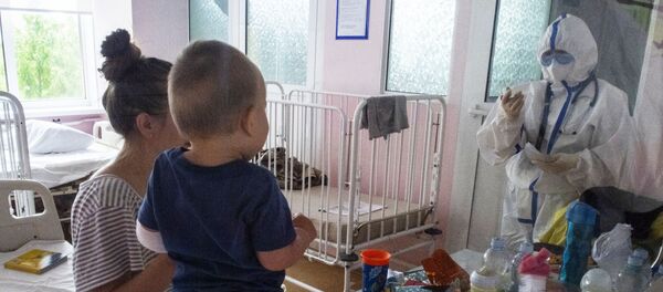 Лечение детей с COVID-19 в ГБУЗ ДГКБ им. З.А. Башляевой - Sputnik Молдова