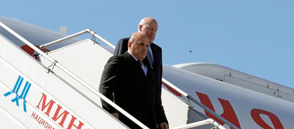 Рабочий визит премьер-министра РФ М. Мишустина в Белоруссию - Sputnik Moldova-România