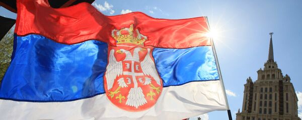 Drapelul Serbiei / Флаг Сербии - Sputnik Moldova-România