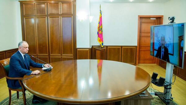 Președinte Igor Dodon a discutat cu E.S. Zhang Yinghong, ambasadorul Republicii Populare Chineze în Republica Moldova - Sputnik Молдова
