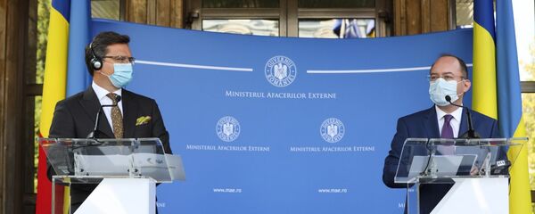Declarația de presă comună Bogdan Aurescu – Dmytro Kuleba - Sputnik Молдова