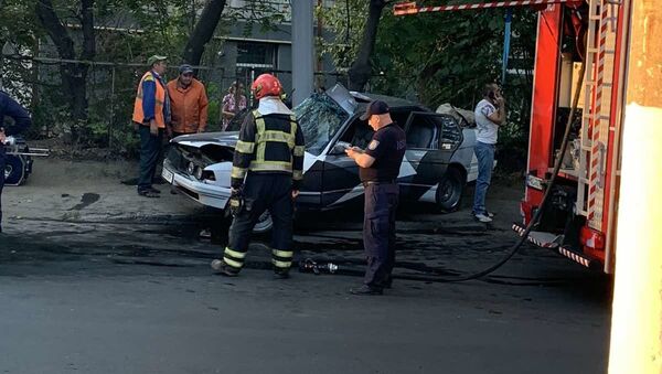 Accident de circulație pe str. Henri Coandă, Chișinău - Sputnik Moldova