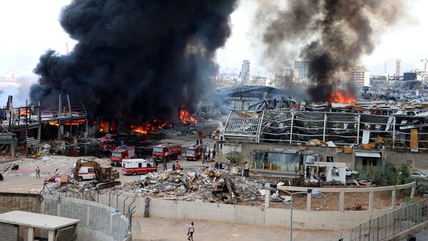 Пожар в порту Бейрута - Sputnik Молдова