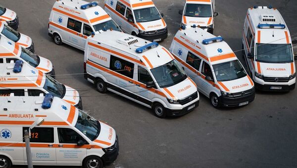 Ambulanțe în București - Sputnik Moldova-România