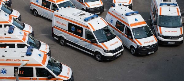 Ambulanțe în București - Sputnik Moldova-România