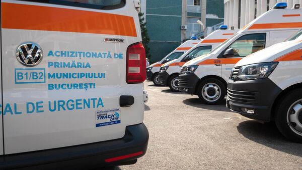 Ambulanțe în București - Sputnik Moldova-România