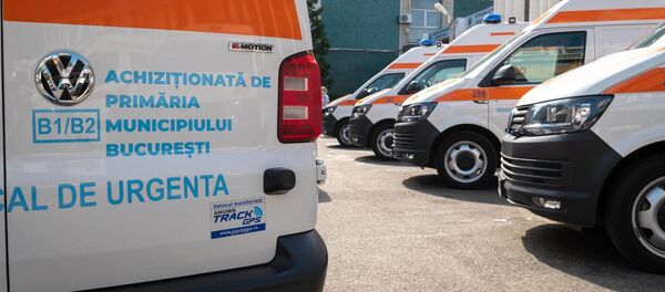 Ambulanțe în București - Sputnik Moldova-România