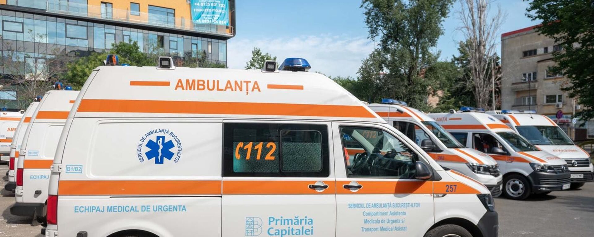 Ambulanțe în București - Sputnik Moldova-România, 1920, 03.10.2020