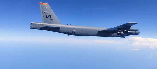 Bombardiere strategice americane B-52h Bombardiere strategice americane B-52h - Sputnik Moldova-România