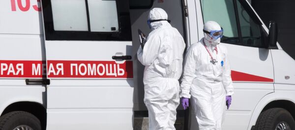 L’hôpital de Kommunarka où sont prises en charge des personnes contaminées par le coronavirus - Sputnik Moldova-România