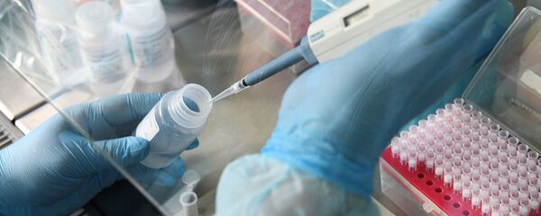 Сотрудница Центра гигиены и эпидемиологии в Забайкальском крае за работой - Sputnik Moldova