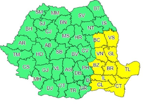 Schimbare radicală a vremii – răcire accentuată, Cod galben - Sputnik Moldova-România