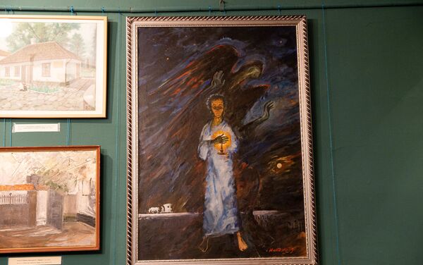 А картина художника Вячеслава Игнатенко в этот день была преподнесена в дар музею от белорусской общины Молдовы. - Sputnik Молдова