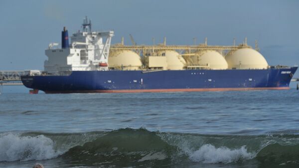 Tanker destinat pentru transportarea gazului lichefiat - Sputnik Moldova-România