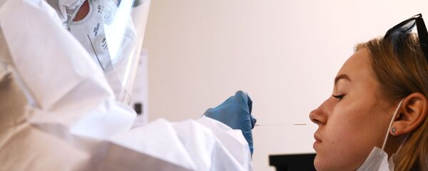 Экспресс-тестирование на COVID-19 в аэропорту Внуково - Sputnik Молдова