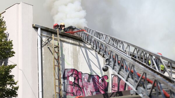 Пожар в здании Филармонии - Sputnik Moldova