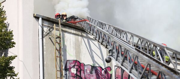 Пожар в здании Филармонии - Sputnik Moldova