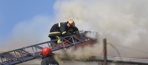 Пожар в здании Филармонии - Sputnik Moldova