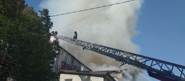 Пожар в Национальной филармонии Кишинева - Sputnik Moldova