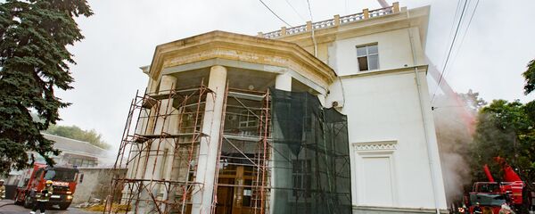 Incendiu la Filarmonica Națională Incendiu la Filarmonica Națională - Sputnik Moldova