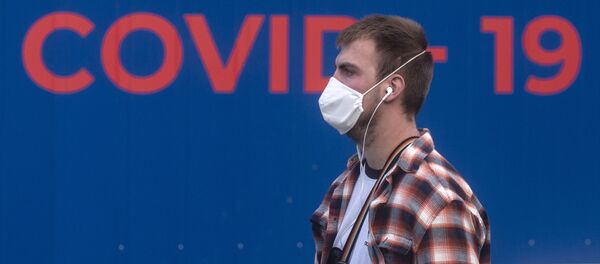 Coronavirus, bărbat cu mască - Sputnik Moldova