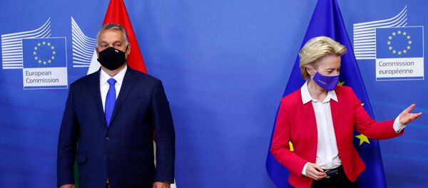 Viktor Orban și Ursula von der Leyen - Sputnik Moldova-România