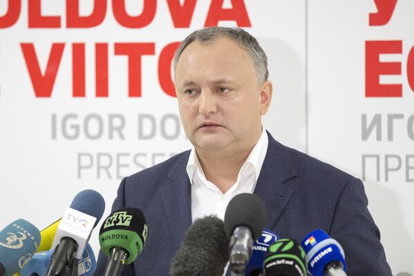 Игорь Додон был кандидатом от ПСРМ на пост президента в 2016 году  - Sputnik Молдова