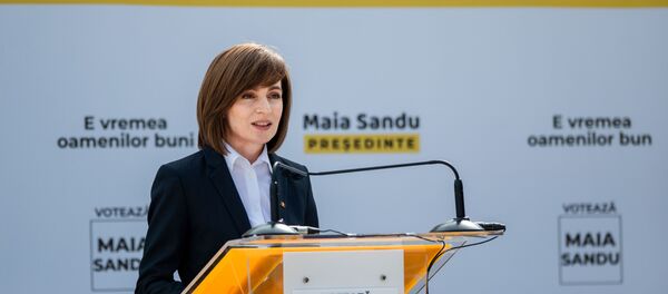 Презентация предвыборной платформы кандидата от PAS на пост президента Майи Санду - Sputnik Moldova
