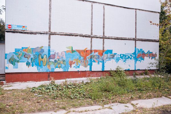 Pictura murală Buiucani - Sputnik Молдова