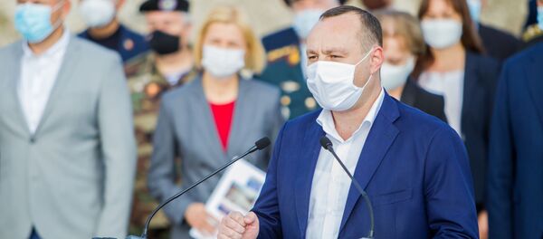 Влад Николаевич Батрынча выступает в рамках презентации предвыборной программы независимого кандидата Игоря Додона - Sputnik Moldova