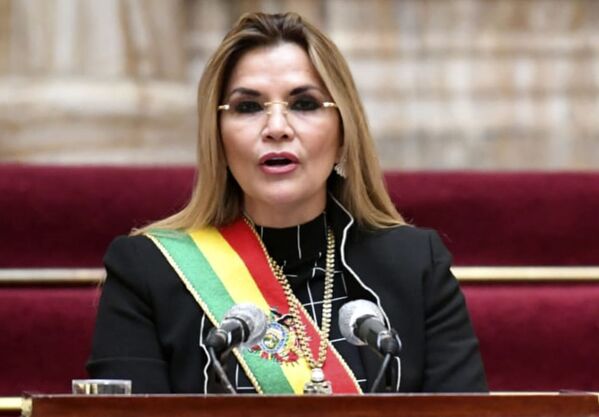 Временный президент Боливии Жанин Аньес - Sputnik Молдова