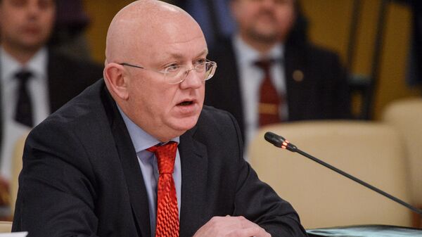 Reprezentantul Permanent al Rusiei în Consiliului de Securitate al ONU, Vasili Nebenzea - Sputnik Moldova