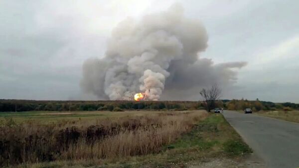 Взрывы на артиллерийском складе под Рязанью - Sputnik Молдова