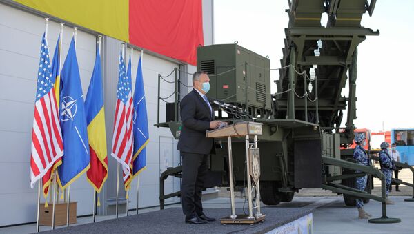 Ceremonia de recepție a primului sistem de rachete sol-aer PATRIOT, in poligonul Capul Midia, judetul Constanta, joi, 17 septembrie 2020. - Sputnik Moldova-România
