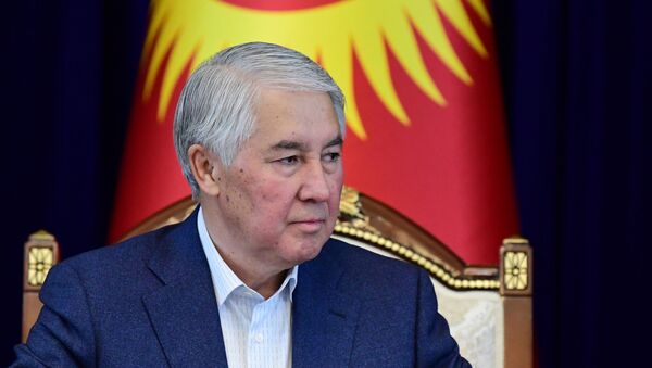 Cпикер парламента Киргизии Мыктыбек Абдылдаев - Sputnik Молдова