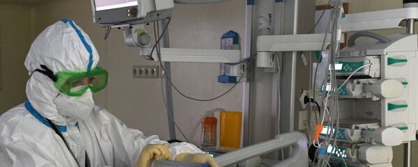 Госпиталь COVID-19  в ГКБ № 52 - Sputnik Moldova