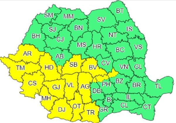 Meteo: vremea se schimbă radical – Cod galben în toată ţara Meteo: vremea se schimbă radical – Cod galben în toată ţara - Sputnik Moldova-România