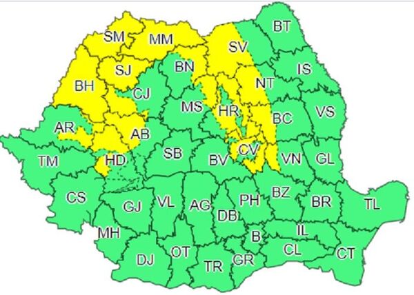 Avertizare meteo: cod galben şi portocaliu – ploi şi ninsori Avertizare meteo: cod galben şi portocaliu – ploi şi ninsori - Sputnik Moldova-România