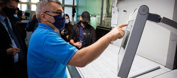 Бюллетень для голосования на президентских выборах - Sputnik Молдова