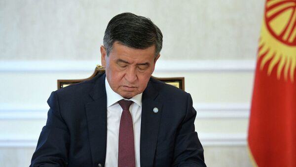 Президент Кыргызстана Сооронбай Жээнбеков - Sputnik Moldova