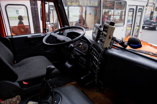 Cabina autospecialelor este modernă și confortabilă pentru angajați  - Sputnik Moldova
