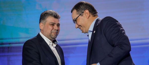 Marcel Ciolacu și Victor Ponta - Sputnik Moldova-România