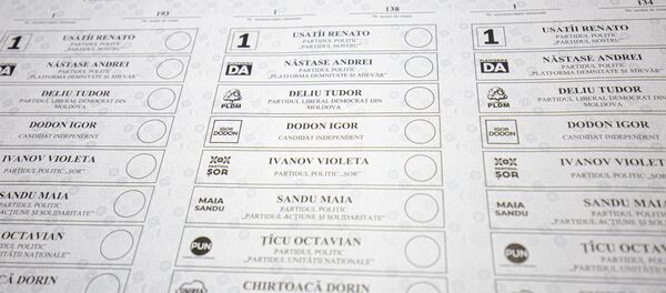 Buletin de vot pentru alegerile prezidențiale - Sputnik Moldova