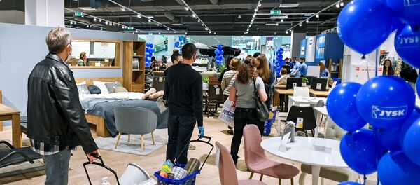 Первый магазин датского мебельного ритейлера Jysk открылся в Москве - Sputnik Молдова