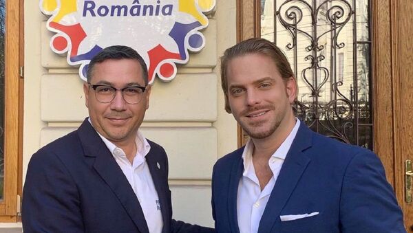 Ilan Laufer și Victor Ponta - Sputnik Moldova-România