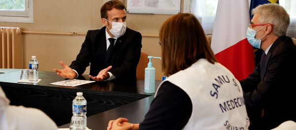 Coronavirus în Franța, Emmanuel Macron - Sputnik Moldova
