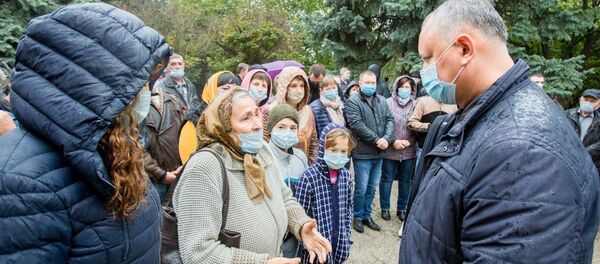 Igor Dodon la întâlnirea cu alegătorii din or. Fălești - Sputnik Moldova