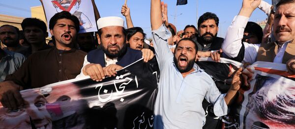 Proteste în Pakistan împotriva publicării caricaturilor cu Profetul Mhamed în Franța - Sputnik Moldova-România