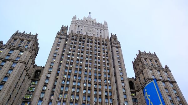Здание министерства иностранных дел России - Sputnik Moldova-România