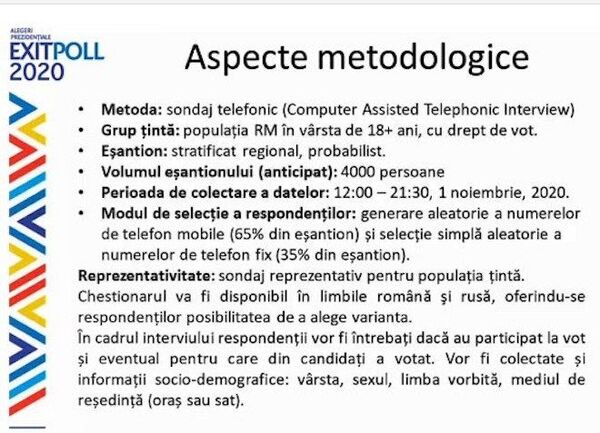 Sondaj exit-poll la alegerile prezidențiale din 1 noiembrie Sondaj exit-poll la alegerile prezidențiale din 1 noiembrie - Sputnik Moldova